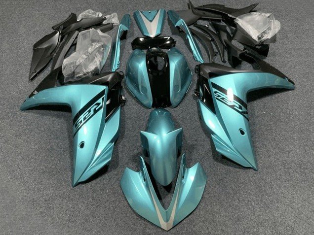 2015-2018 Light Blue Black Yamaha YZF R3/R25 Motorcycle Fairings