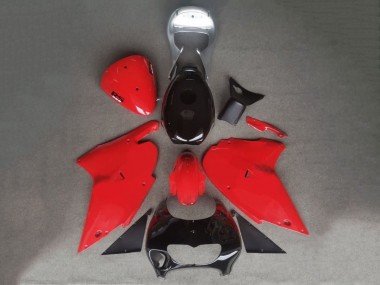 1999-2004 Red Black Silver Aprilia RS250 Motorcycle Fairings