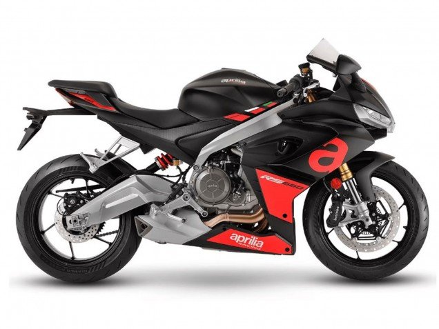 2020-2024 Matte Black Red Aprilia RS660 Motorcycle Fairings