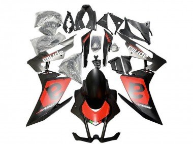 2009-2015 Matte Black Red White Aprilia RSV4 1000 Motorcycle Fairings