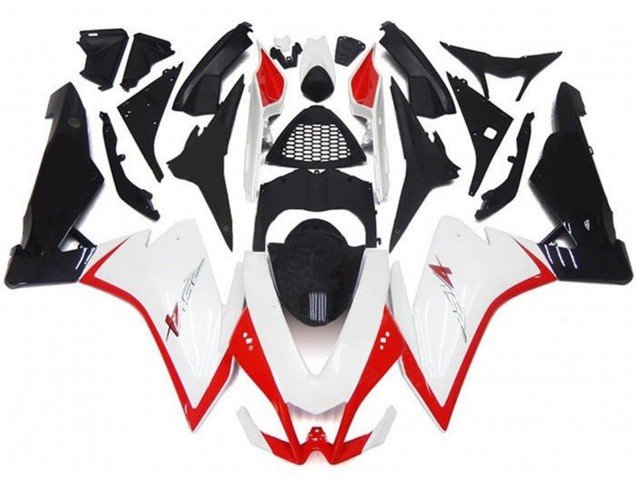 2009-2015 White Red Black Aprilia RSV4 1000 Motorcycle Fairings