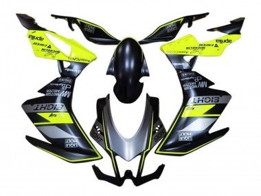 2016-2020 Matte Black Grey Yellow Aprilia RSV4 1000 Motorcycle Fairings