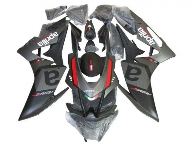2016-2020 Matte Black Grey Red Aprilia RSV4 1000 Motorcycle Fairings