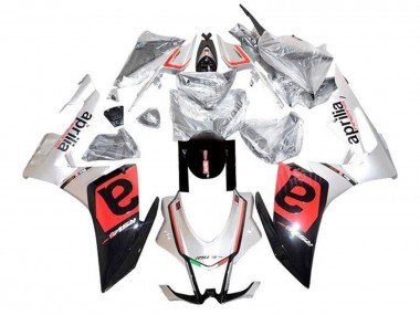 2016-2020 Silver Black Red Aprilia RSV4 1000 Motorcycle Fairings