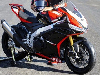2021-2024 Black Red White Aprilia RSV4 1100 Motorcycle Fairings