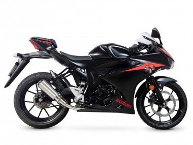 2017-2025 Black Red Stripe Suzuki GSXR125 Motorcycle Fairings