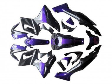 2002-2006 Silver Purple Glossy Black Honda CBR125R Motorcycle Fairings