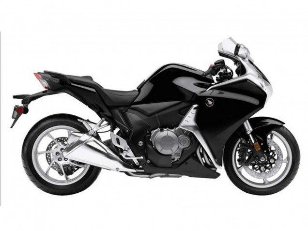2010-2014 Black Carbon Fiber Honda VFR 1200 Motorcycle Fairings