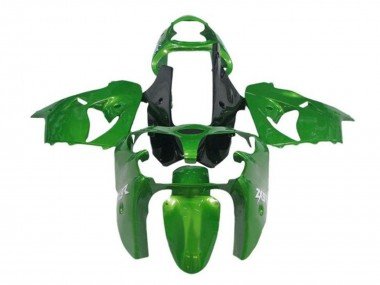 2000-2001 Green Black Kawasaki ZX9R Motorcycle Fairings