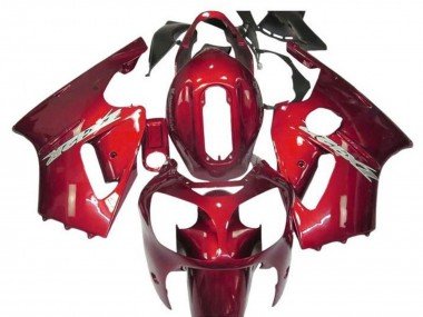 2002-2006 Cnady Red Kawasaki ZX12R Motorcycle Fairings