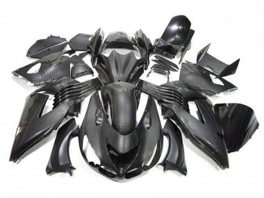 2006-2011 Faux Carbon Fiber Kawasaki ZX14R ZZR1400 Motorcycle Fairings