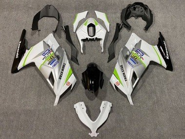 2013-2024 White Silver Green Black Kawasaki EX300 Motorcycle Fairings