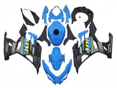 2018-2024 Blue Black Yellow Grey Kawasaki Ninja 400 Motorcycle Fairings