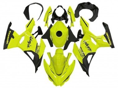 2018-2024 Neon Yellow Black Kawasaki Ninja 400 Motorcycle Fairings