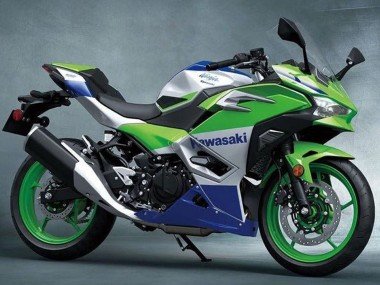 2024-2025 Silver Green Blue Kawasaki Ninja 500 EX500R Motorcycle Fairings