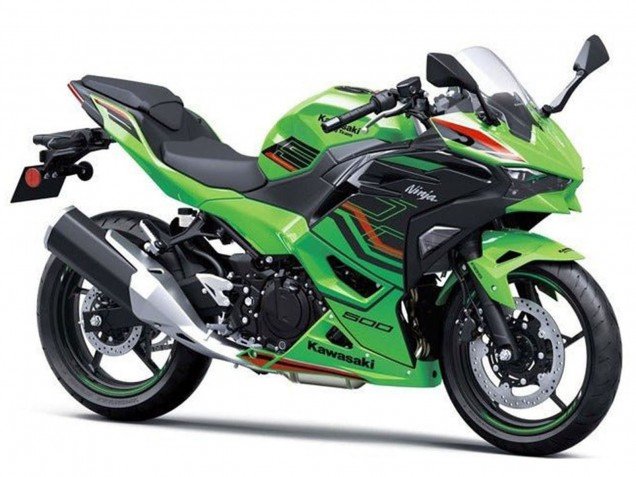 2024-2025 Green Black Red Kawasaki Ninja 500 EX500R Motorcycle Fairings