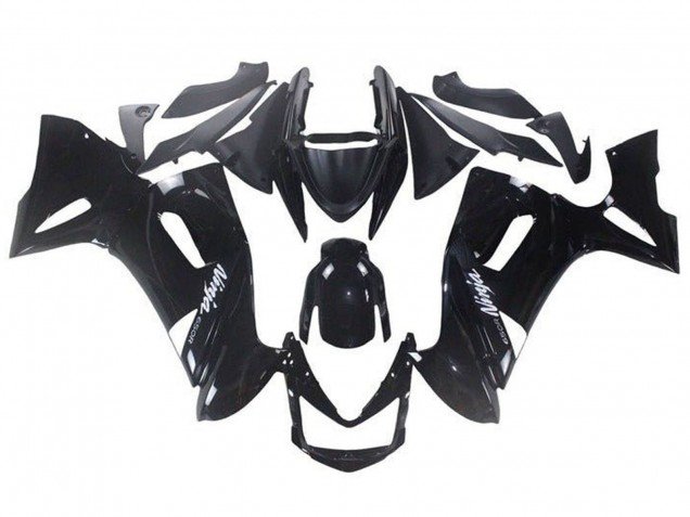2006-2008 Glossy Black White Ninja 650R Kawasaki Ninja 650 EX650 Motorcycle Fairings