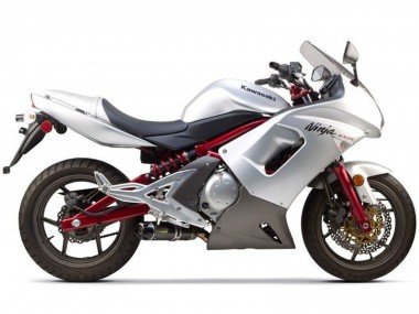 2006-2008 Silver Black Red Kawasaki Ninja 650 EX650 Motorcycle Fairings