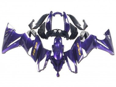 2009-2011 Purple Yellow Kawasaki Ninja ER6F Motorcycle Fairings