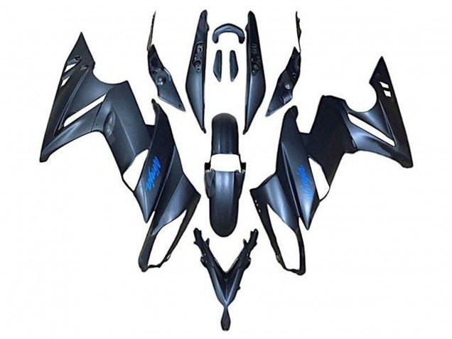 2009-2011 Matte Black Blue Kawasaki Ninja 650 EX650 Motorcycle Fairings