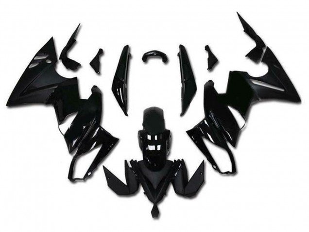 2009-2011 Glossy Black Matte Black Kawasaki Ninja 650 EX650 Motorcycle Fairings
