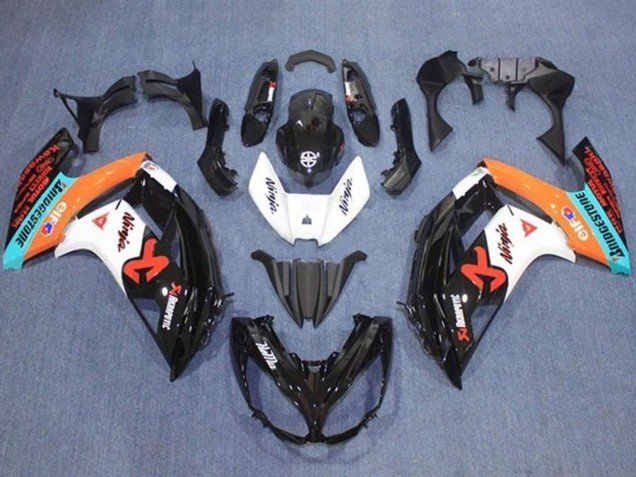 2012-2016 Glossy Black White Orange Blue Red Kawasaki Ninja 650 EX650 Motorcycle Fairings