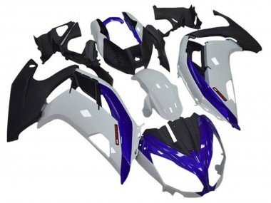 2012-2016 White Blue Matte Black Kawasaki Ninja 650 EX650 Motorcycle Fairings
