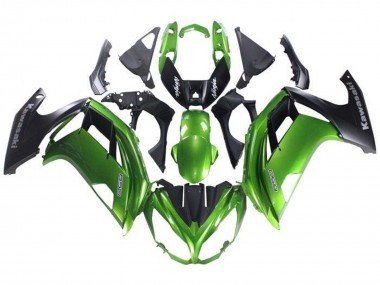 2012-2016 Green Matte Black Kawasaki Ninja 650 EX650 Motorcycle Fairing