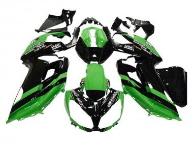 2012-2016 Green Black Stripe Kawasaki Ninja 650 EX650 Motorcycle Fairings