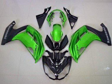 2012-2016 Green Matte Black Kawasaki Ninja 650 EX650 Motorcycle Fairings