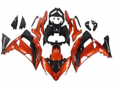 2017-2019 Orange Matte Black Kawasaki Ninja 650 EX650 Motorcycle Fairings