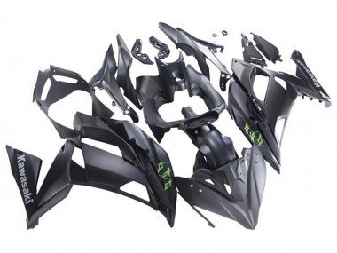 2017-2019 Matte Black Green Kawasaki Ninja 650 EX650 Motorcycle Fairings