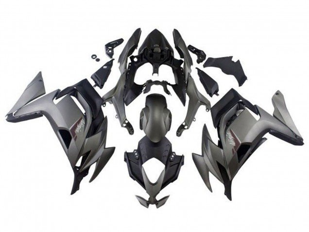 2020-2025 Matte Grey Matte Black Kawasaki Ninja 650 EX650 Motorcycle Fairings