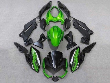 2018-2024 Green White Black Kawasaki Z400 Motorcycle Fairings