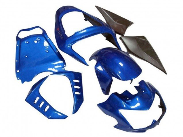 2003-2006 Blue Matte Black Kawasaki Z1000 Motorcycle Fairings