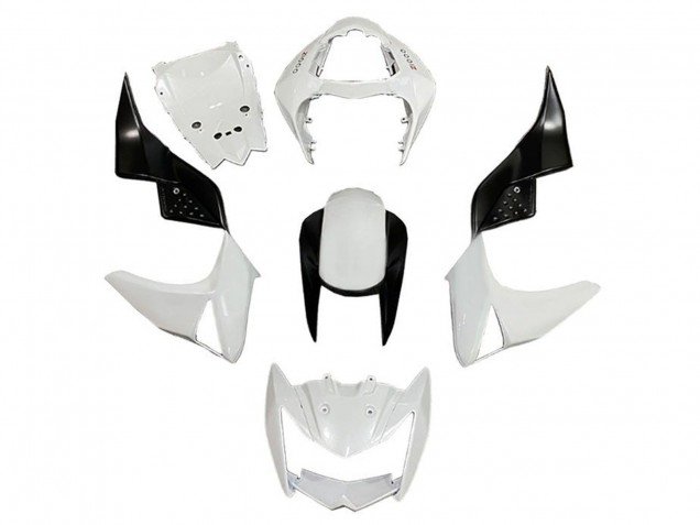 2007-2009 White Black Kawasaki Z1000 Motorcycle Fairings