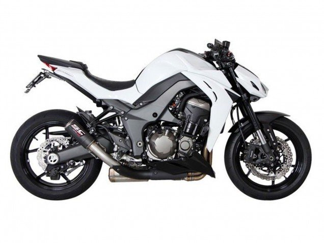 2014-2019 White Kawasaki Z1000 Motorcycle Fairings