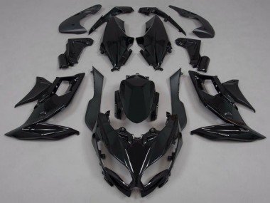 2015-2021 Glossy Black Kawasaki Versys 650 Motorcycle Fairings