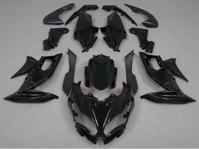 2015-2021 Glossy Black Kawasaki Versys 650 Motorcycle Fairings