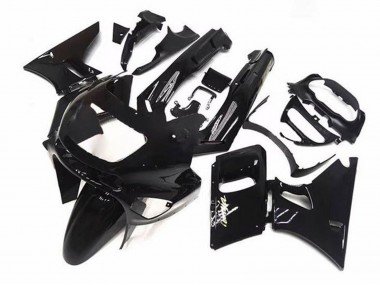 1993-2007 Glossy Black Kawasaki ZZR400 Motorcycle Fairings