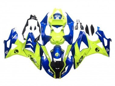 2009-2014 Blue Yellow HP BMW S1000RR Motorcycle Fairings