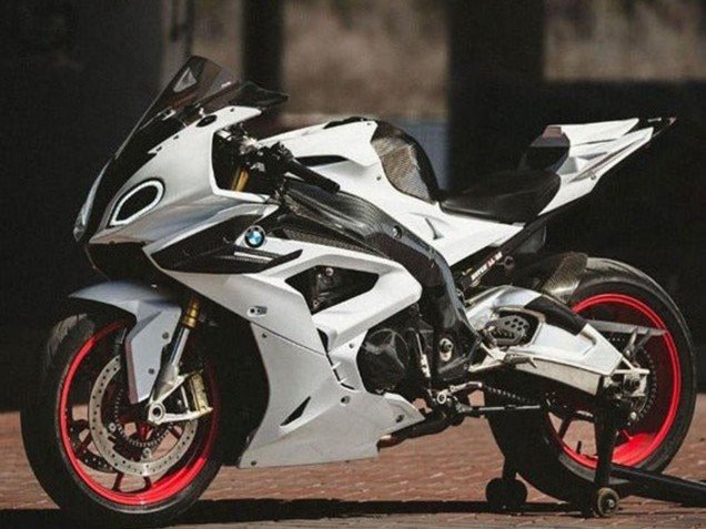 2015-2016 Blue Purple Faux Forged Carbon Fiber BMW S1000RR Motorcycle Fairings