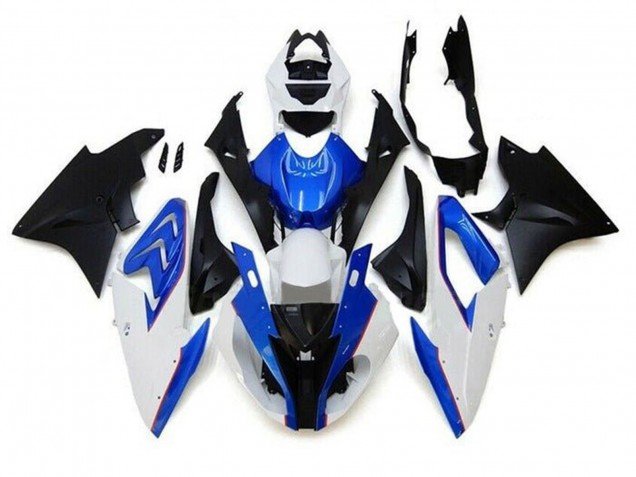 2015-2016 White Blue Matte Black BMW S1000RR Motorcycle Fairings