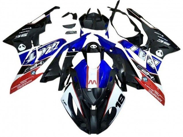 2015-2016 White Red Blue Black BMW S1000RR Motorcycle Fairings