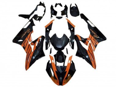 2015-2016 Orange Glossy Black BMW S1000RR Motorcycle Fairing