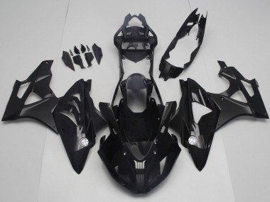 2017-2018 Glossy Black Matte Black BMW S1000RR Motorcycle Fairings