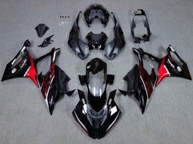 2019-2022 Black Dark Red Red BMW S1000RR Motorcycle Fairings