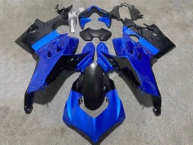 2020-2021 Blue Glossy Black Ducati Panigale V4 V4S Motorcycle Fairings
