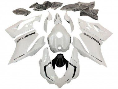 2015-2020 Pearl White Ducati 1299 Motorcycle Fairings