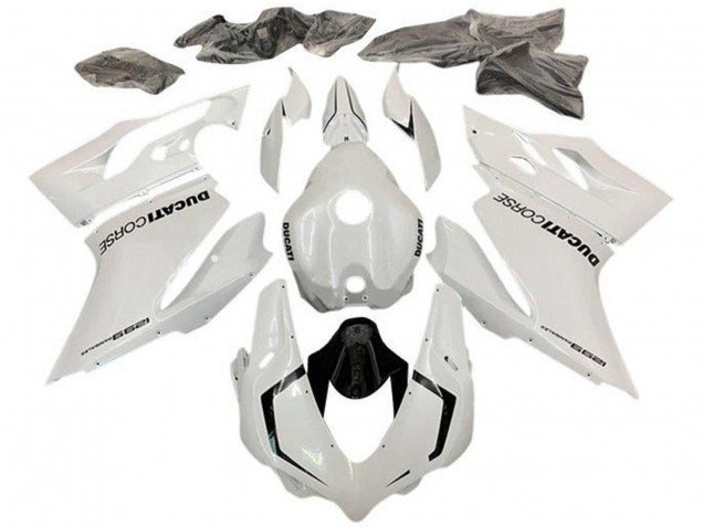 2015-2020 Pearl White Ducati 1299 Motorcycle Fairings